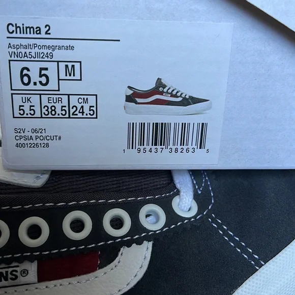 Vans Chima 2 Asphalt/Pomegranate WMNS - Picture 16 of 16